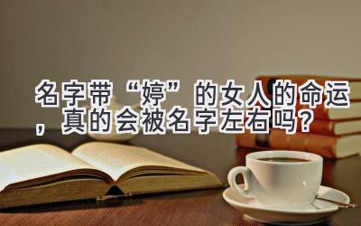 名字带“婷”的女人的命运,真的会被名字左右吗?