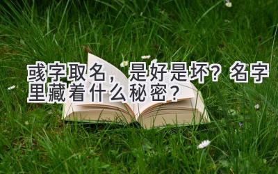  彧字取名，是好是坏？名字里藏着什么秘密？ 