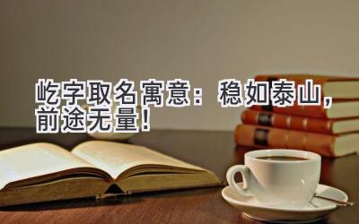 屹字取名寓意:稳如泰山,前途无量!