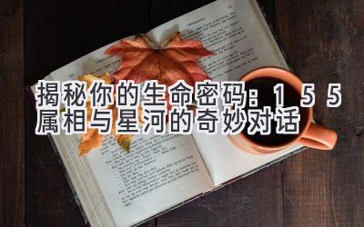 揭秘你的生命密码:155属相与星河的奇妙对话
