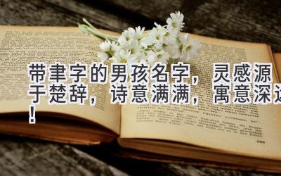  带聿字的男孩名字，灵感源于楚辞，诗意满满，寓意深远！ 