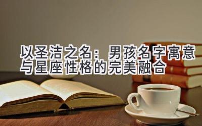 以圣洁之名:男孩名字寓意与星座性格的完美融合