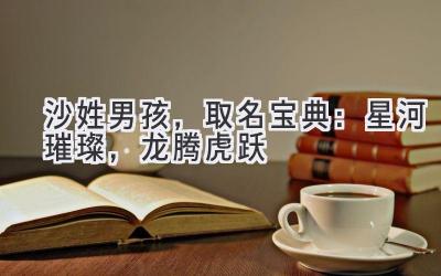  沙姓男孩，取名宝典：星河璀璨，龙腾虎跃 