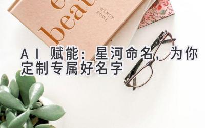 AI赋能:星河命名,为你定制专属好名字